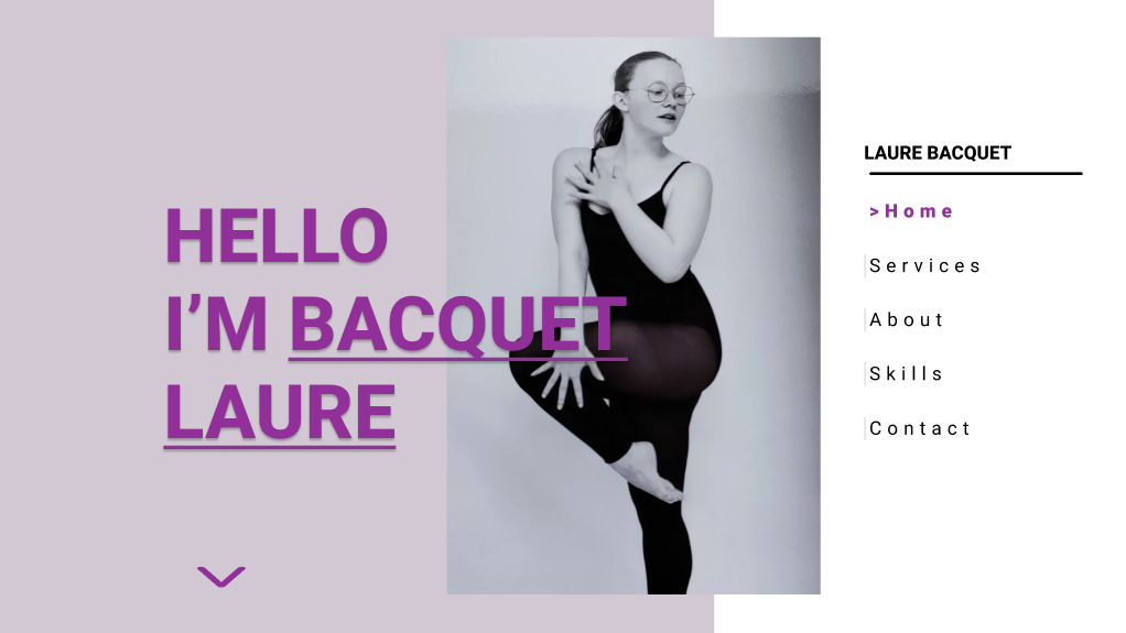 Portfolio pour une chanteuse danseuse bacquet laure